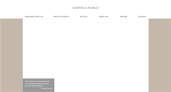 Desktop Screenshot of gabriela-raible.de