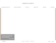 Tablet Screenshot of gabriela-raible.de
